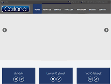 Tablet Screenshot of carland-jamaica.com